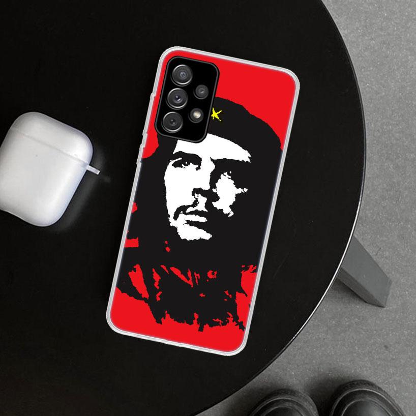 Che Guevara Cigarett Phone Case for Samsung Galaxy A17 A16 A26 A36 A56 A57 A37 A15 A25 A35 A55 A14 A24 A34 A54 A13 A23 A33 A53 G