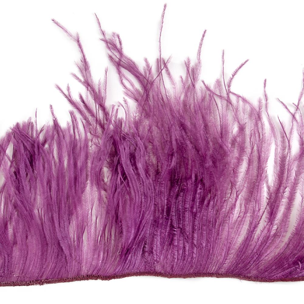 1 Metr Czarny Strusi Piórnik Wysokiej Jakości Dostosowany Piórnik do Sukni na Przyjęcie Weselne Odzieży do Szycia