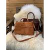 IELGY Retro Matte Suede All-Match One-Shoulder Diagonal Bag Commuter All-Match Portable La