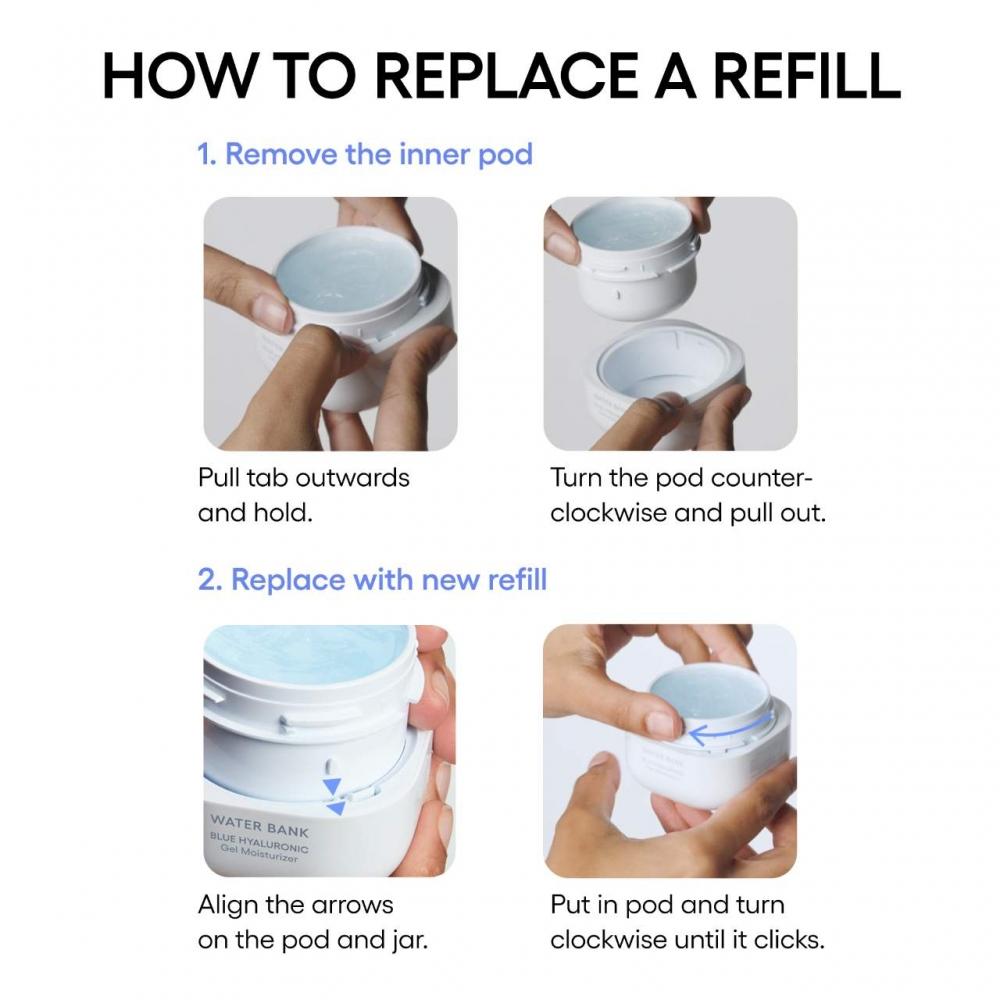 Laneige Water Bank Blue Hyaluronic Gel Moisturizer 1.6 Oz