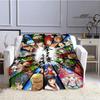 3D KOF game Cartoon blanket Warm Flannel blankets Soft and comfortable blanket Home Travel Blankets bed linings Birthday Gift