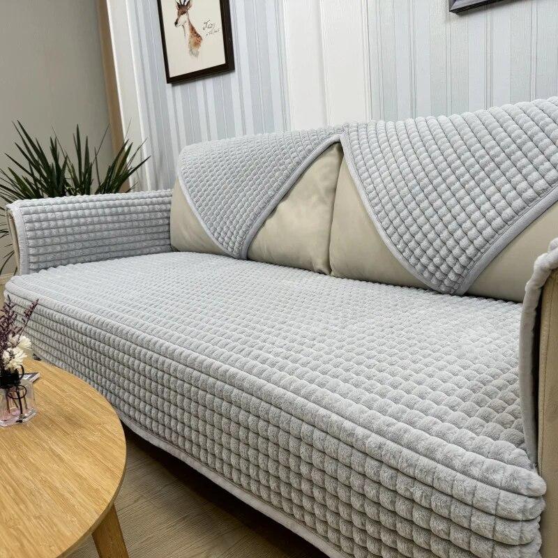 

Дружелюбная к коже подушка для сиденья дивана многофункциональный чехол для дивана комбинированный для гостиной универсальный противоскользящий удобный полотенце для рук 90x90cm 1pcs