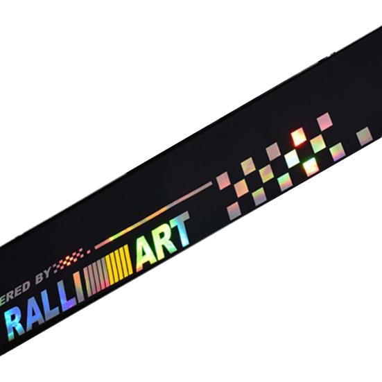 Letters Design Car Front Rear Windshield Colorful Reflective Sticker Decal Decor