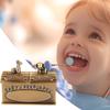 Baby Tooth Keepsake Box Animal Design Zinc Alloy Teeth Box For Kids Elegant Memory Tin For Children Toddler Girls Baby Kid