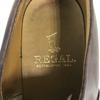 Regal Genuine Leather Straight Tip Closed Lacing Shoes Size 25.0EE Brown Business Dress Shoes(USED)