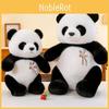 Adorable Panda Plush Toy Cuddly Stuffed Animal Pillow Soft Short Plush Pp Cotton
