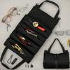 High Quality Roll Up Tool Bag, Quick Access Multi-Pocket Tool Storage Organizer with Shoulder Strap, Heavy Duty Tool Carrier