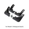LUCKEASY Car Mud Flaps For Tesla Model 3 Y 2023 Auto Accessories Painted Mudguard Front Rear Wheel Guards Mud Protective