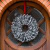 42cm Tinsel Wreath Holiday Decoration for Shopping Mall or Hotel