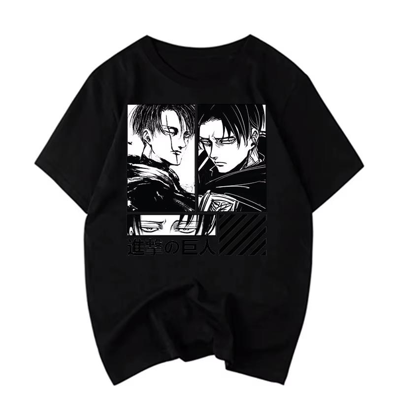 Attack On Titan Anime  Levi AckerUnisex Printed Tshirt Unisexs and Womens Tshirt Unisexs Top Sports Tshirt Unisexs Tshirt Summer Tee
