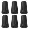 Trekking Pole Tips Rubber Replacement Tip Protectors for Hiking Poles with 11mm Hole Diameter Trekking Pole Tip Protectors