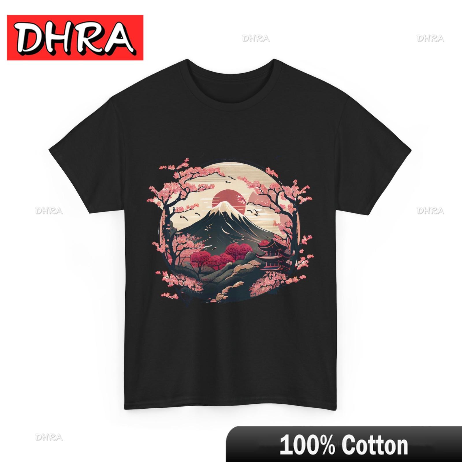 

Japanese Art T-Shirt Cherry Blossoms Japanese Culture Lovers Women Men Shirt Unique Tshirts Chic Classic Unique Tops Soft Tee 4XL