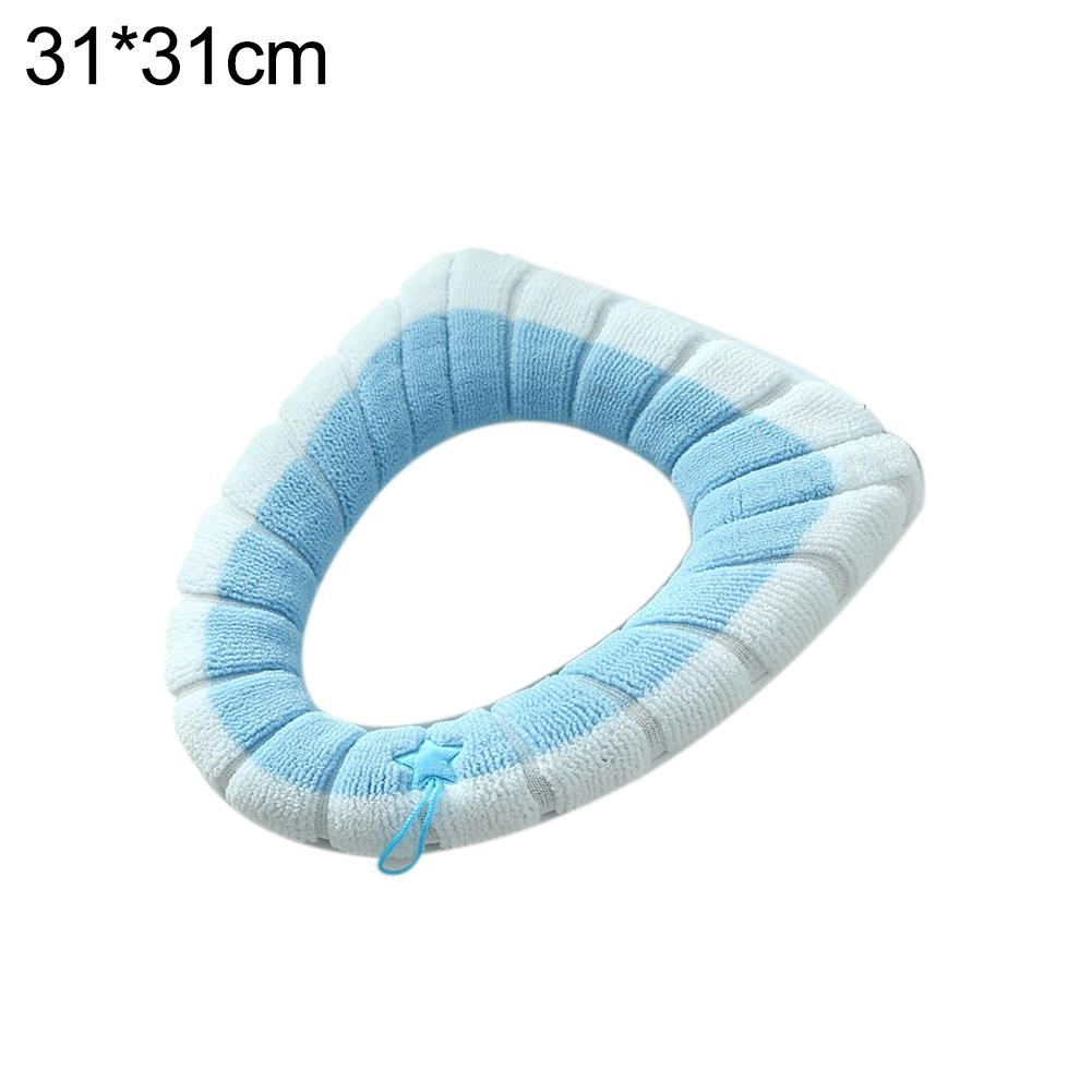 Soft Polyester Toilet Seat Cover Toilet Seat Pad Thicker Padding