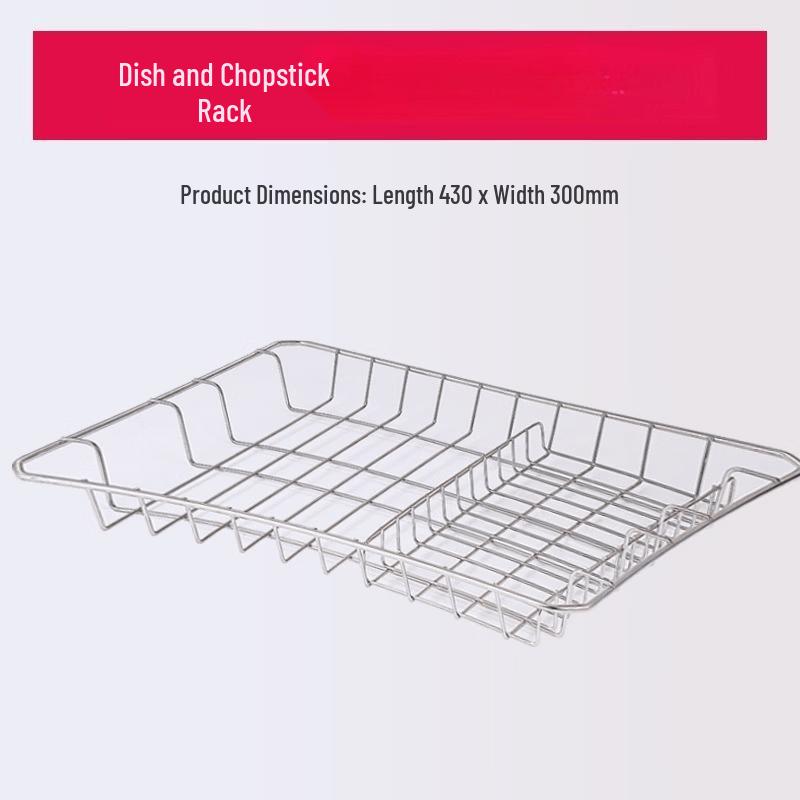 304 Stainless Steel Tabletop Dish Drying Rack
