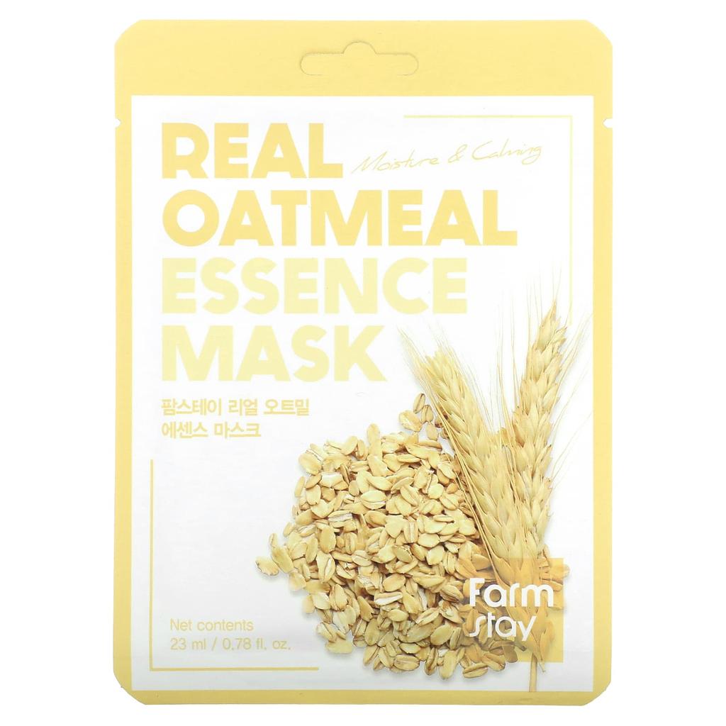 Real Oatmeal Essence Beauty Mask, 1 Sheet, 23Ml(0.78Fl Oz)