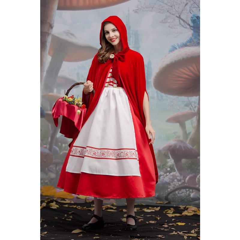 Halloween Little Red Riding Hood Party Club Dance Queen Christmas Dress