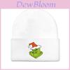 The Grinch Print Knit Hat With Earmuff Protection For Winter Warmth And Unisex Use