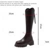 Winter Knight High Boots Women Shoes Woman Back Zippers New Elegant Platform High Heel Long Boots Short Plush Women's Footwear
