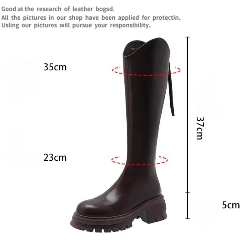 Winter Knight High Boots Women Shoes Woman Back Zippers New Elegant Platform High Heel Long Boots Short Plush Women's Footwear