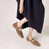 Fashion Women's Fly Weave Mesh Shoes Summer New Breathable Soft Sole Slip On Casual Shoes Lightweight Comfortable Buckle Strap Low Heels