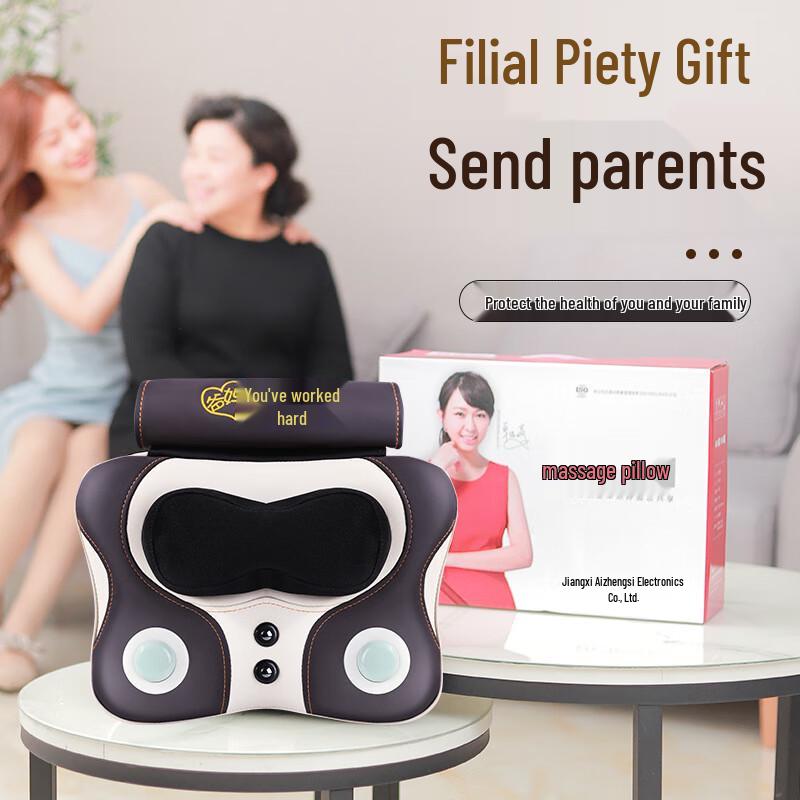 AIVEISI Neck and Back Kneading Massage Pillow