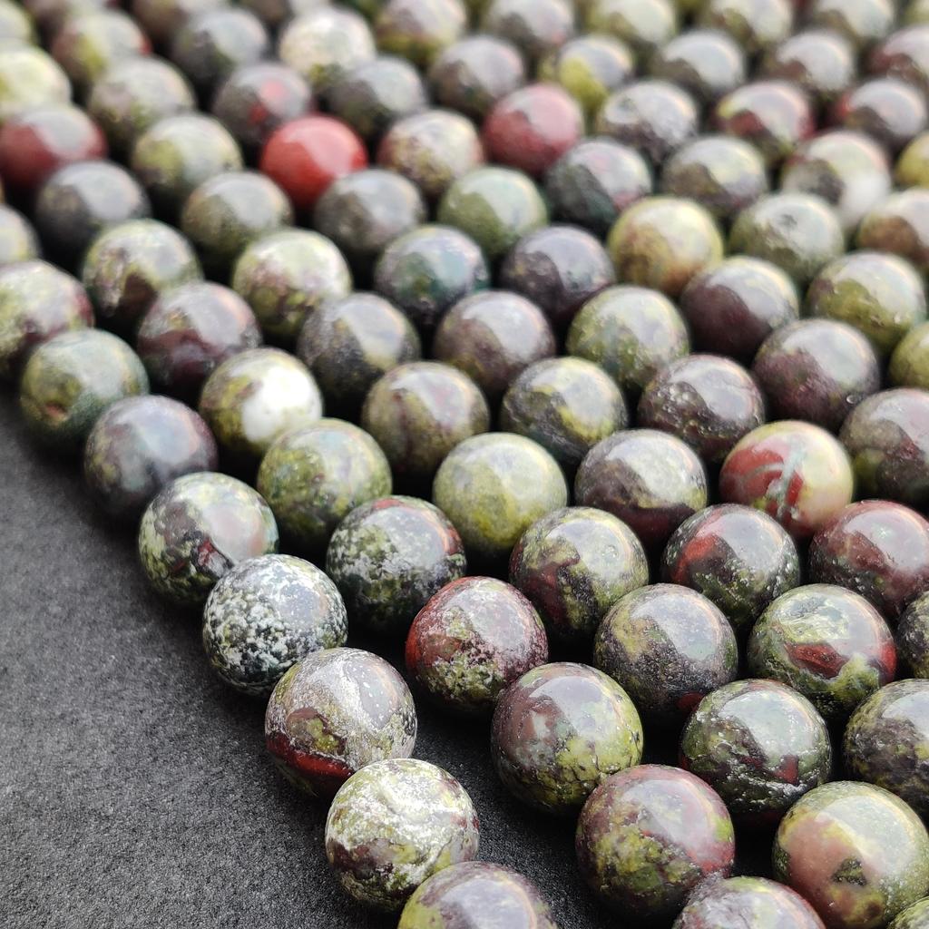 Natural Dragon Blood Jasper Beads, Natural Crystal Beads Stone, Gemstone Round Loose Energy Healing Beads, 6 MM 8 MM 10 MM Size Beads.
