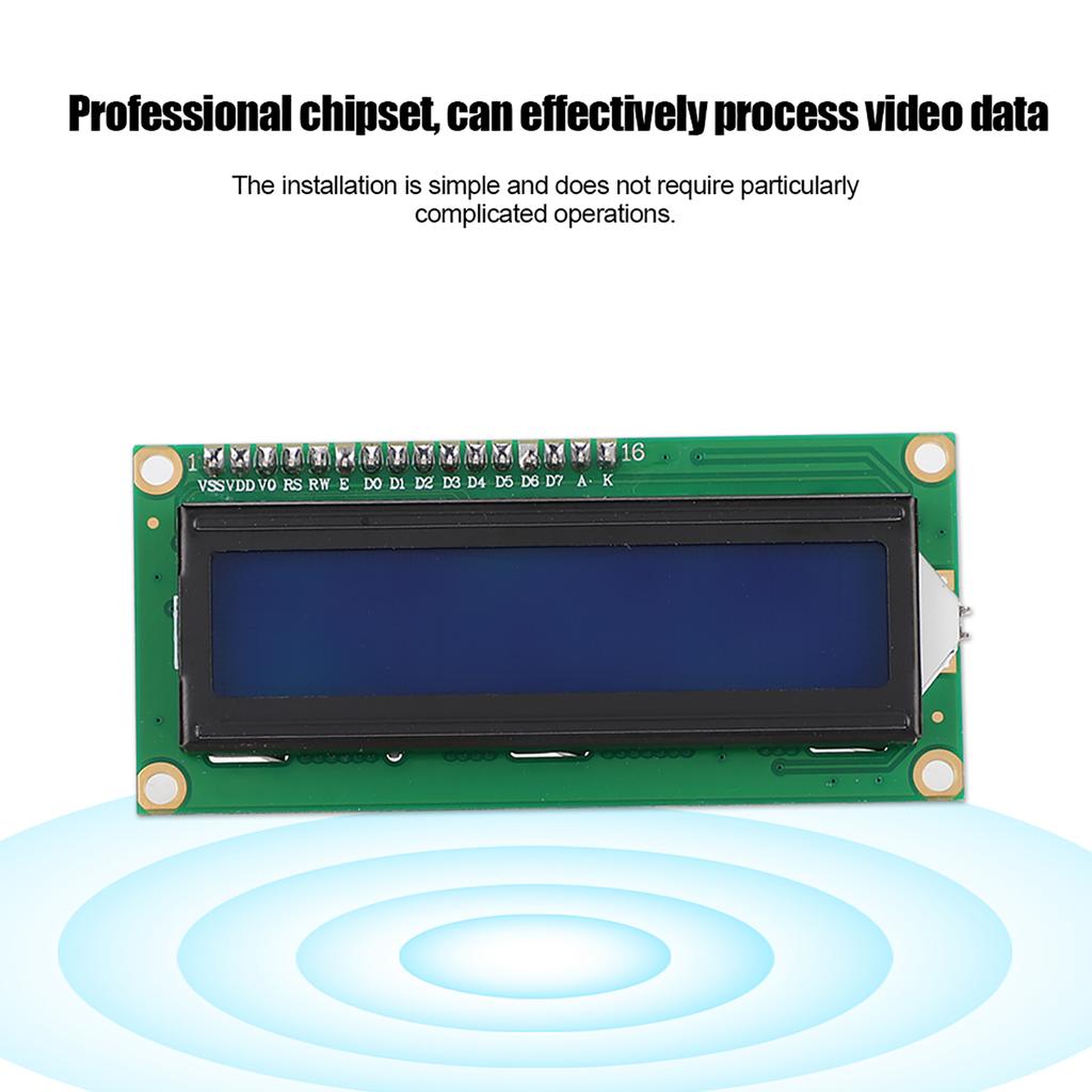 LCD Module 1602 LCD Display With Adapter Board IIC I2C Interface Blue Screen