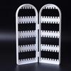 Jewelry Display Rack Necklaces Rings Plastic Folding Holder Large Capacity Bracelets Storage Hanger with Stud Earrings Holes