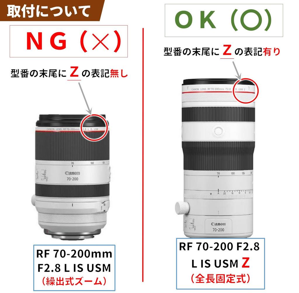 Lens Plate for Canon RF L IS USM Z L IS USM Z Retrofit Tripod Japanese F-Foto 70-200mm F2.8 / 24-105mm F2.8 (Silver, Arca-Swiss Compatible, Mount,