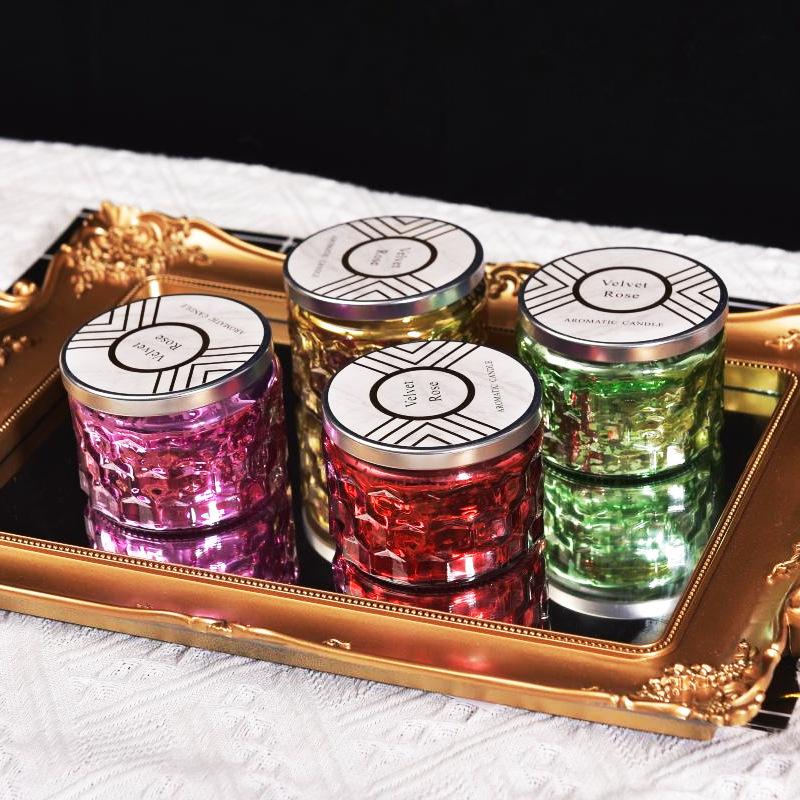 Starry Sky Embossed Cup Scented Candle Creative Souvenir Bedroom Scented Candle Wedding Birthday Gift