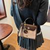 New Fashionable Versatile Handbag Women's Simple Retro Single Shoulder Oblique Span Small Bag High-end Niche