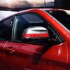 XOWS7 2PCS Car Styling Rearview Mirror Sticker Decoration Badge For Skoda OCTAVIA RS FABIA KAMIQ KAROQ KODIAQ RAPID SCALA SUPERB