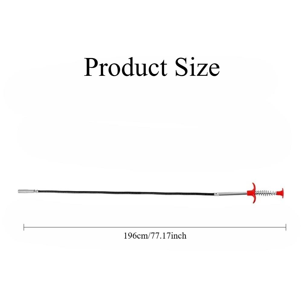 Longitud 196 cm Curva de Flexión Pinza Resorte Herramienta de Agarre Para Uso en Hogar y Jardín 4 Garras Flexible Alcance Largo Recogedor