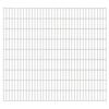 Panneaux De Clôture 2 D Pour Jardin 2008 X 1830 Mm 6 M Argent-CWU