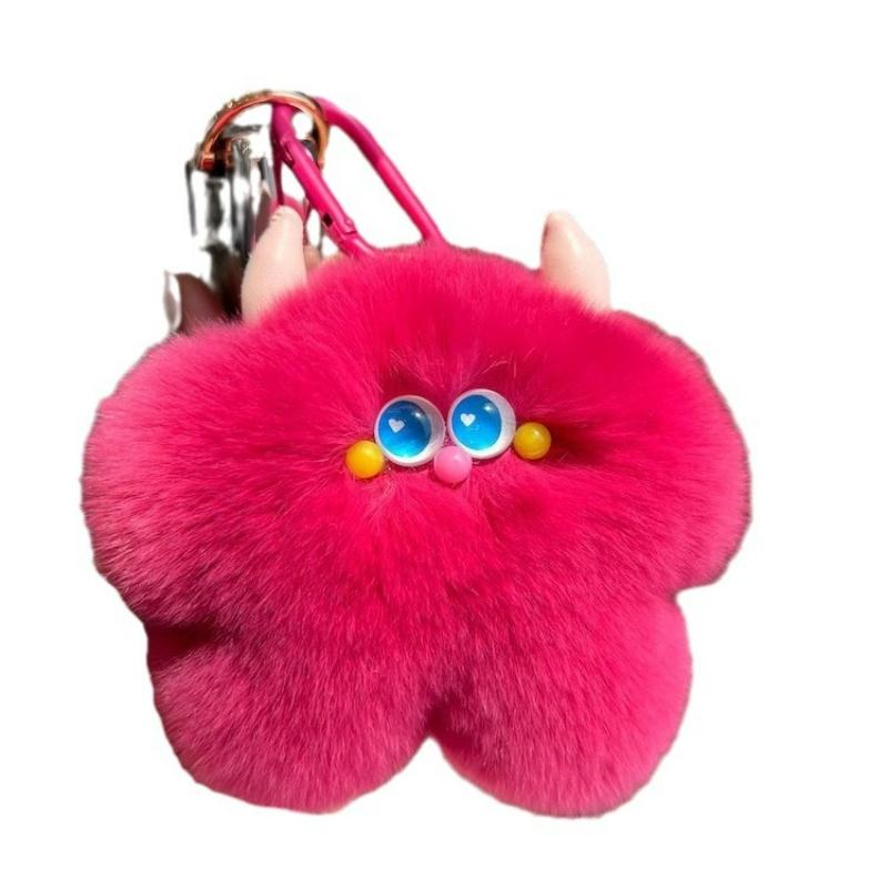 Creative Cute Kawaii Trendy Plush Doll Pendant For Women Girls Fashion Car Keychain Backpack Decoration Accessories Gifts