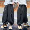 Boys' and Girls' Mosquito Repellent Pants Summer Thin Ice Silk Chinese Style Boys' Quick Drying Children's Pants