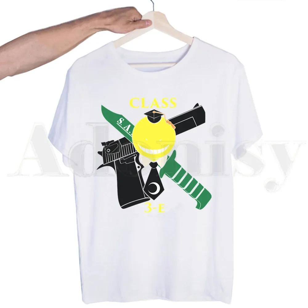 Assassination Classroom Korosensei Japanese Anime Tshirts Men Fashion Summer T-shirts Tshirt Top Tees Streetwear Harajuku Funny