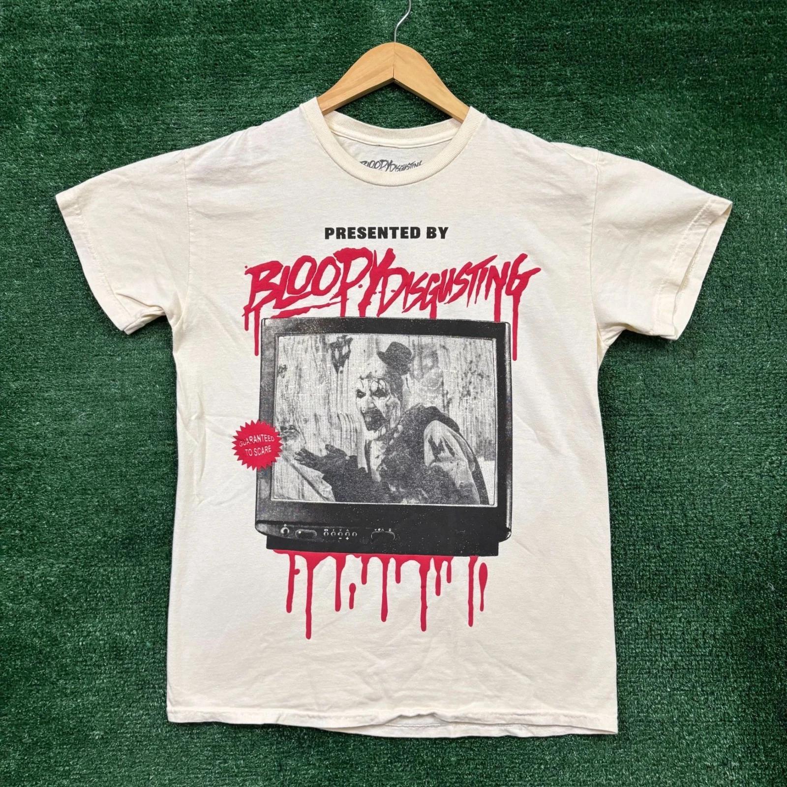 

Bloody Disgusting x Terrifier Art the Clown T-shirt Size Medium XL