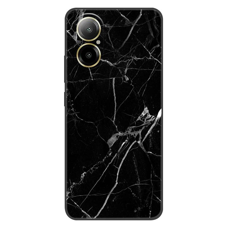 Pro Realme C67 4G C65 Pouzdro Mramorové Měkký Matný Silikonový Zadní Kryt Pro Realme C53 C55 Celé Tělo Telefonu RealmeC67 Coque Fundas
