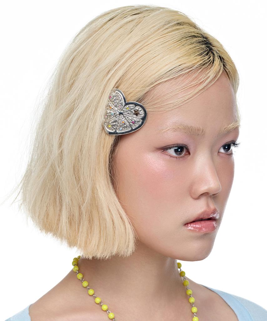 Eireve Fruit Slice Hair Clip (Silver)