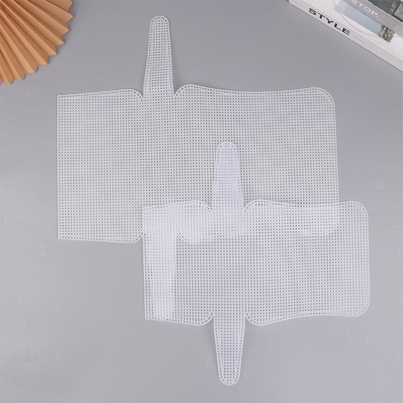 Plastic Mesh For Bag Making Diy Handcraft Bags Weaving Material Latch Hook Bags Made Plastic Grid Hook Crafts Making Accessories