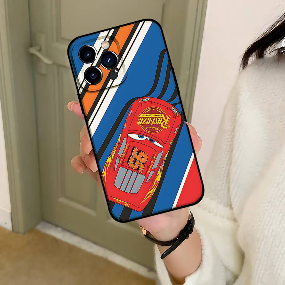 L-Light-ning M-McQueens Phone Case Black That Fits For IPhone 17,16,15,11,13,14 Pro Max,Plus,X,Xr,Xs Max,13Mini