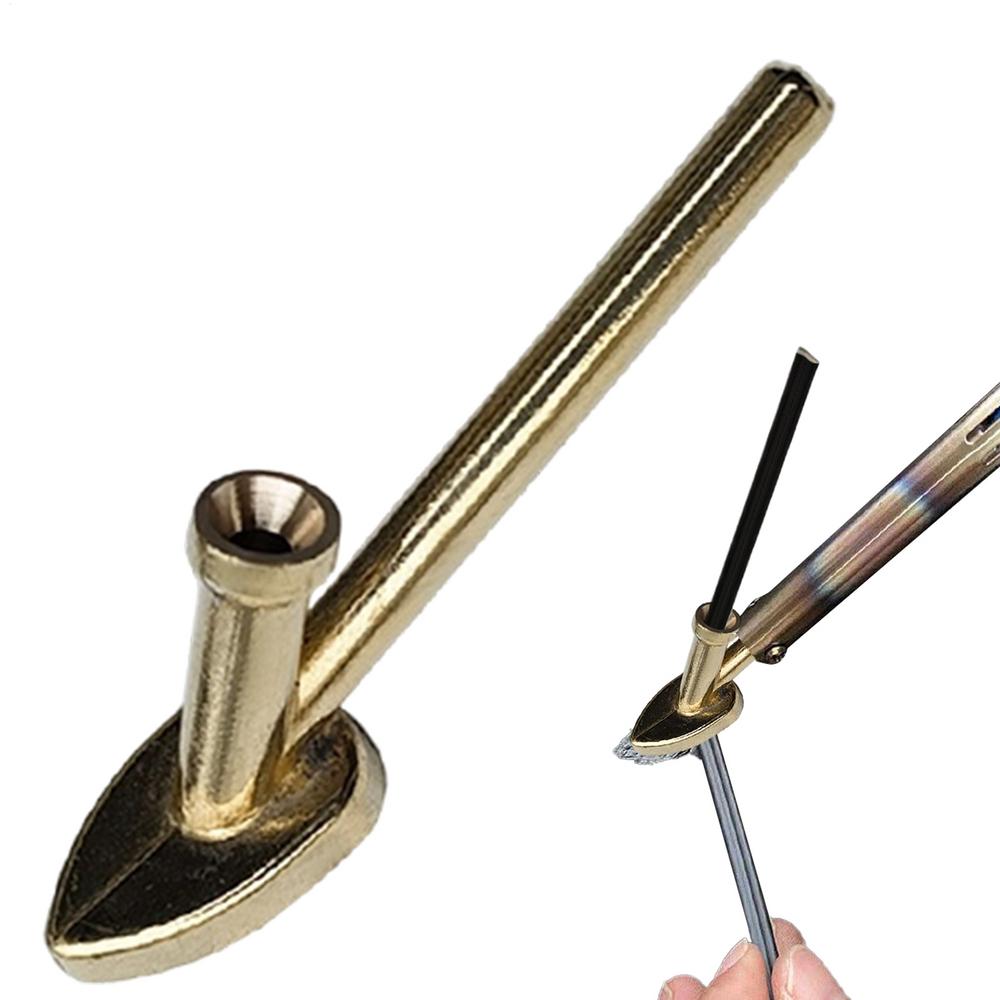 Soldering Iron Tips Triangle Copper Smoothing Repair Tool Smoothing Tip for Electronics Project Workshop Garage Car
