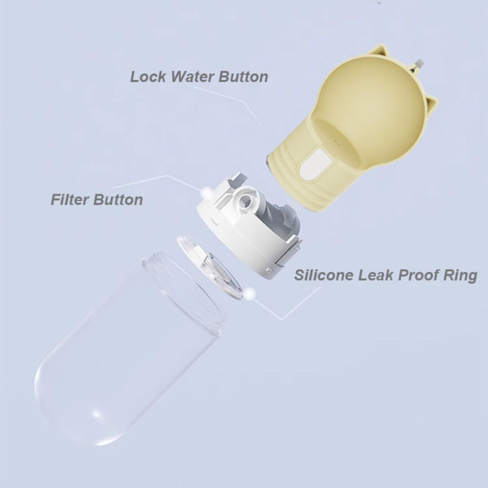 Outdoor Puppy Drinking Bowl 350/550ml Pet Accompanying Cup Practical Dog Water Bottle  Dog