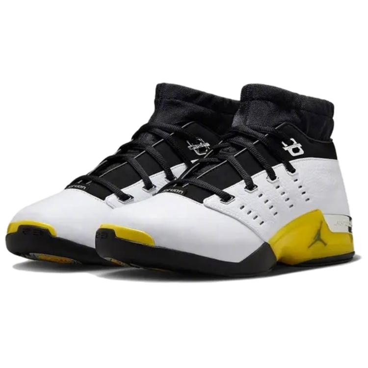 Jordan Air Jordan 17 Cushioning Slip Resistant Abrasion Resistant High top Vintage Basketball Shoes Unisex White FJ0395-100-