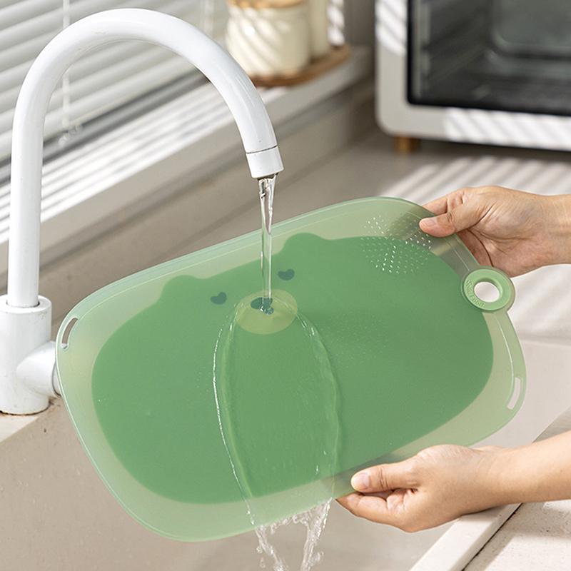 Food Grade Antibacterial Anti-Mould Baby Food Cutting Board Kitchen Chopping Board for Fruits Vegetables Meat