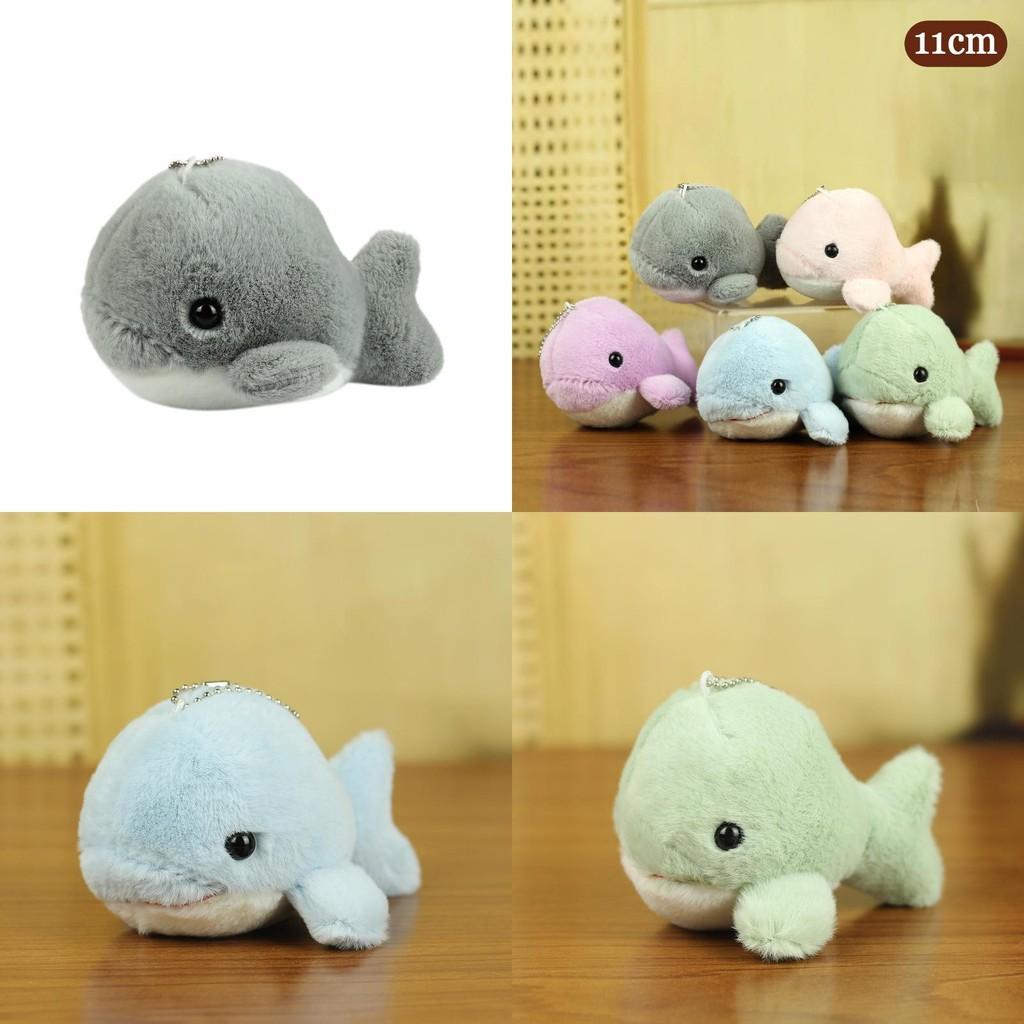 Charmantes kleines Delfin-Stofftier aus kurzem Plüsch, ideal als Geschenk