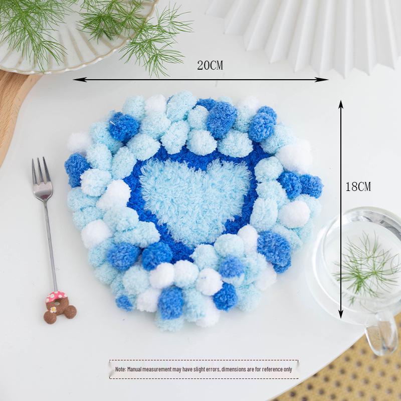 Moss Coaster Rug Kit: Beginner-Friendly Mori Style Doormat Gift Set
