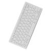 78 Keys Ultra Thin Mini USB Wired Keyboard for Desktop Computer Laptop PC (White)
