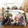 Anime Series Popular Student Council's Discretion Bedding Set Full/Queen Size Duvet Cover Pillowcase Kids Bedroom Decor Soft Set